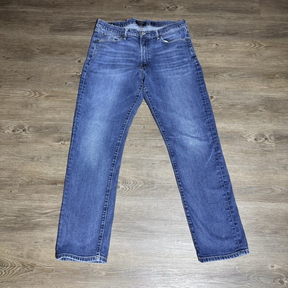 Lucky Brand 410 Athletic Slim Jeans Men's 36x32 Blue Stretch Medium Wash Denim